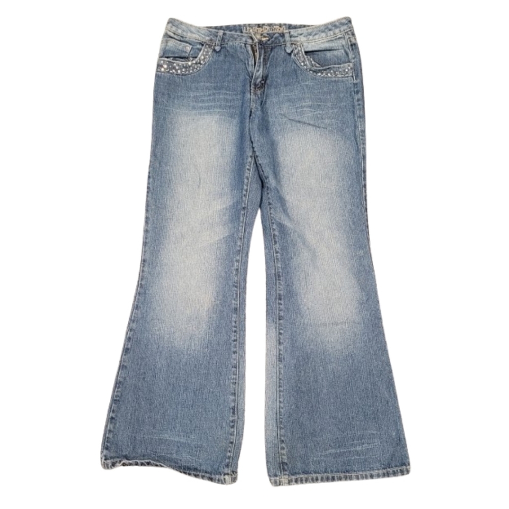 Limited Too 14 1/2 Super Low Embellished Jeans